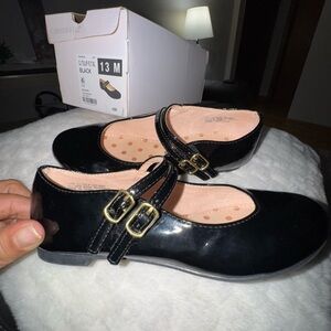 Christie & Jill Black Kids Dress Shoes